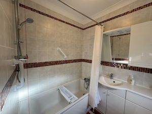 Shower over bath- click for photo gallery